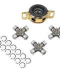 Drive Shaft Center Support Bearing And U Joint Kit For Toyota Tacoma 2005 Through 2015 2WD 4WD components with snap rings