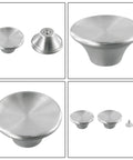Upgrade Your Kitchen Gear With This Stainless Steel Pot Lid Knob Replacement Kit That Is Oven Safe And Heat Resistant, Featuring Durable Silver Handles And Screws For A Perfect Fit On Most Cookware To Keep Things Looking Fresh And Ready To Roll. stainless steel pot lid knob set with screws, silver replacement handles