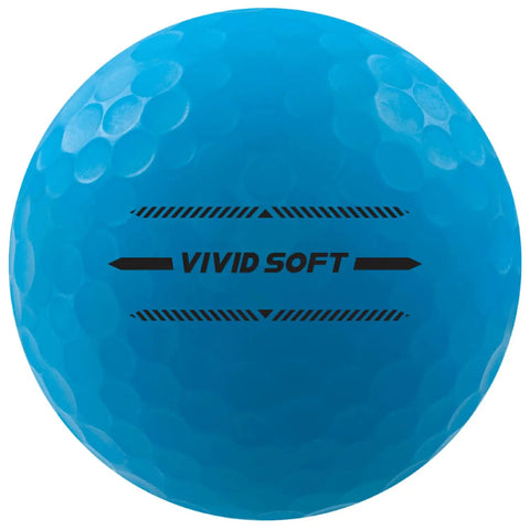 Vivid Soft Disney Golf Balls 4 Pack Gift Set With Stitch Design Matte Finish Soft Feel And Spin Control Premium 3 Piece Construction