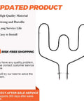 Oven Bake Element WB44T10011 Replacement For Kenmore GE Ovens Bottom Heating Element Delivers Even Heat For Baking And Easy Fit Replaces WB44T10059 820921 AP2030997 PS249286 Fits JBP78WB4WW JBP66WB4WW JBP78WB1WW JCBP80SK2SS image showing heating element.