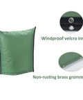 All Weather Insulated Pouch For Outdoor Backflow Preventer And Sprinkler Valves, Winter Freeze Protection, 16 W x 20 H, Green