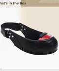 Built Tough Aluminum Safety Toe Overshoes With Grippy Anti Slip Rubber Soles For Rough Industrial Jobsites Impact Resistant shoe cover side view.