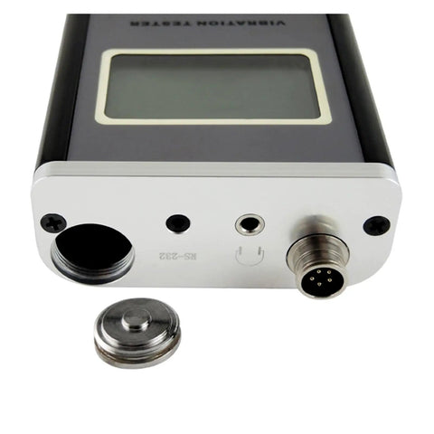 Digital Vibration Meter VM6370 Handheld Vibration Tester For Pro Grade Machine Analysis, Compact 130x76x32 mm Tool With Battery Indicator And Two Digit Data Output, Portable Easy Read Display And Rugged Build, metal sensor ports