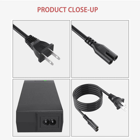 Universal 42V 2A Electric Scooter Charger With 7 In 1 Plugs For 36V Lithium Batteries Fast Charge Compatible With Razor Gotrax Jetson Voyage Ninebot Segway Swagtron Pocket Mod Sports Mod and More