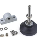 Adjustable Foot Pad Mounting Kit for 2020 3030 4040 Aluminum Profiles with hardware components and leveling foot.