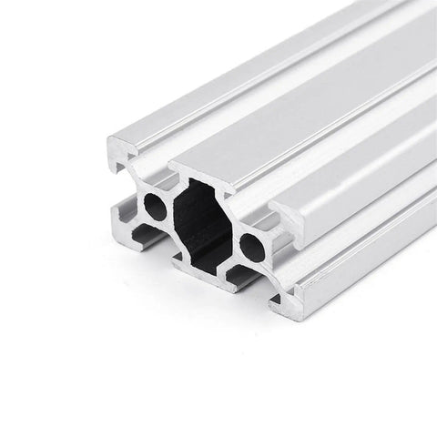 Two Pack 2040 Aluminum Extrusion Profile For CNC Machines And 3D Printer Builds, European Standard Anodized Finish, Adjustable Lengths From 100mm Up To 1200mm, Heavy Duty Aluminum Rail For Precise Motion And Custom Projects.
