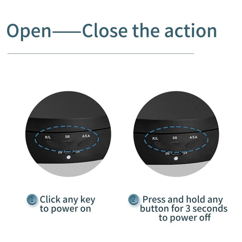 Control panel of 3 In 1 Electric Rotating Display Stand With Smooth 360 Turntable And Remote for easy operation.