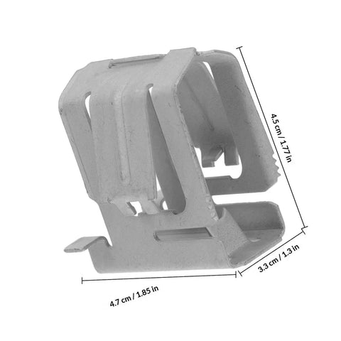 Badass Solar Panel Mounting Clips And Stainless Steel Clamps With Ultra Rugged Weatherproof Hardware For Super Solid Roof Mounts, 4.7 cm size
