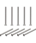 Premium Eight Thirty Two By Two Quarter Inch Flat Head Machine Screws Made Of Slick Thirty Four Stainless Steel, 25 pack, ideal for durable DIY tasks.