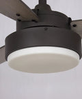 42 Inch Modern Indoor Ceiling Fan With Dimmable Light Kit And Remote Control, Reversible Blades, ETL Listed For Living Room