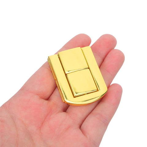 6 Piece Gold Tone Zinc Alloy Toggle Catch Latches For Wooden Boxes Storage And Jewelry Cases Heavy Duty Surface Mount Hardware Solutions, gold latch close-up