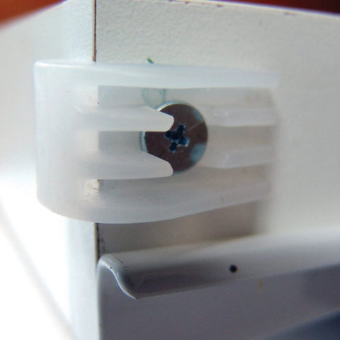 Self Adhesive Drawer Bumper Translucent 10 Pack for Cabinets and Rollout Shelves Protects Doors from Marring with a screw