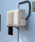 Three Layer Outdoor AC Pipe Insulation Wrap 72x10.2 Inches Weatherproof on mini split unit