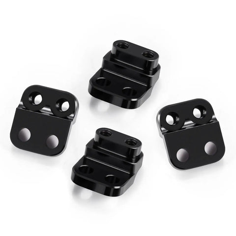 Aluminum Dual Hole 4mm Suspension Lift Shock Mounts For Axial 1 To 30 SCX30 K10 Bronco JLU Rock Crawler Upgrades