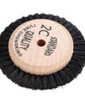 Built Like a Tank Heavy Duty Jewelry Polishing Buffing Wheel With Durable Bristle Hair Brush for Bench Grinder setup, 65-68mm size.
