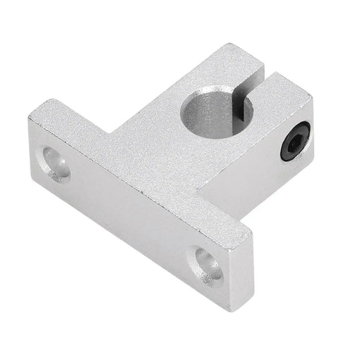 10 Pcs Linear Motion Rod Support For SK10 Aluminum Alloy Shaft Guide Rail Heavy Duty Load Capacity Smooth Edges With Precise Fit For 3D Printers And CNC Engraving Machines, aluminum shaft support