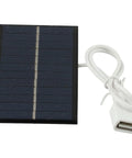 2W 6V Monocrystalline Solar Panel Charger with USB output for 3.7-5V batteries, ideal for outdoor lighting and small DC devices