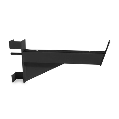 Side view of black steel Beefy Spotter Arms For Power Rack Attachments Two Piece Set Compatible With FM905Q And FMCS7000F