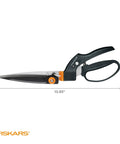 Swivel Grass Shears With 5 Inch Rotating Blades For Precision Edging At Any Angle Spring Action Handle No Slip Grip For All Day Comfort Lightweight Trim Tool In Black And Orange