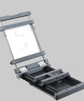 Manual Desktop Solder Paste Screen Printer For SMT PCB Prototyping, 250x250mm Stencil Printer open view