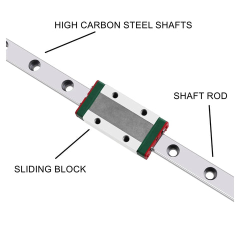 High Precision MGN7C Linear Guide Rail Kit With 150mm Miniature Slide Block For Smooth CNC Motion And Low Friction Build Projects That Rock. high carbon steel rail and sliding block