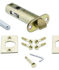 Old School Charm Classic Rosette With Egg And Dart Round Door Knob hardware set with screws and brass latch pieces