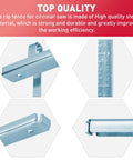 Dead Straight Rip Fence 49-22-2731 Replacement Compatible With Milwaukee M18 Fuel 2731 And 2732 Circular Saws showing steel material and detailed design.