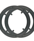 Smooth Operator Heavy Duty Lazy Susan Turntable, 10 Inch Round Swivel Plate with two durable black bases.