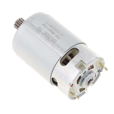 Banger RS550 Micro DC Motor Packed With A Beefy 11 Tooth Gearbox That Cranks Out A Massive 27500 RPM On 18V For Your Cordless Drill And Screwdriver Rig Projects, compact design.