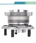 Side view of Premium Rear Wheel Bearing And Hub Assembly For 2007 To 2019 Nissan Altima Maxima Murano Pathfinder Infiniti JX35 QX60 And Mitsubishi RVR Drop In Fit With Easy Install Long Lasting Replacement OEM Grade