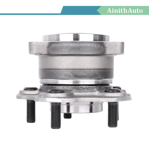 Side view of Premium Rear Wheel Bearing And Hub Assembly For 2007 To 2019 Nissan Altima Maxima Murano Pathfinder Infiniti JX35 QX60 And Mitsubishi RVR Drop In Fit With Easy Install Long Lasting Replacement OEM Grade