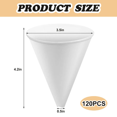 Disposable Engine Oil Funnels Set For Quick Oil Changes Paper Car Oil Change Funnels size dimensions shown