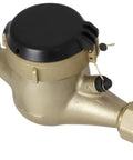 Three Quarter Inch Water Meter Lead Free Brass NSF Certified Multi Jet Gallons Horizontal Installation