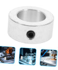 Solid Steel Locking Ring Kit With Hex Spanner For Secure Shaft Collar In Industrial Machinery Drive Shafts Easy Install Stable Fit Compatible With Various Sizes Gear Stays Locked Down Tight No Fretting Needed Just Rock Your Rig Daily Fo Sho, silver shaft collar close-up