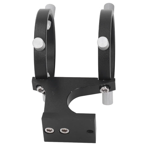Finder Scope Mount For Telescopes Adjustable Bracket with fixing ring and 1/4 inch screw XY alignment for 42 to 58 mm finders