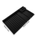DIY Model Frame Organizer Tray With Multi Tier Adjustable Compartments For Workshop Use Handy Plastic Hobby Tool Sorting Rack To Boost Productivity And Safely Hold Parts, 32.5x18.5cm
