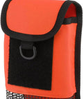 Orange Mesh Scuba Diving Gear Bag With Snorkeling Equipment Storage Pocket For SMBs Reels Gloves Flashlights And Small Cameras Carry Case Pouch Lightweight And Compact For Easy Travel And On The Go Storage