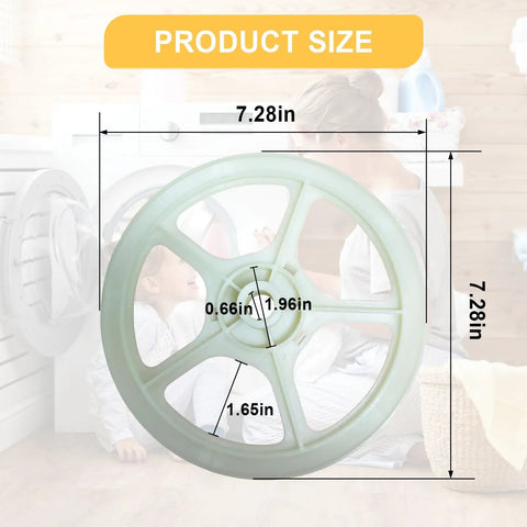 Thrust Bearing Kit Replacement For Front Load Washers, Easy Install, size 7.28in dimensions displayed, for AP4009132
