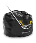 Smash Bag Golf Swing Trainer For Correct Impact And Slice Prevention, lightweight black bag with golf club for practice
