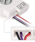 12V 4W Freezing Fan Motor Replacement ZWF-04-4 50240401000P electric wiring close-up for refrigerators