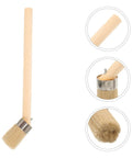 Wood Handle 50mm Round Bristle Paint Brush For Precise Edge Painting In Home Walls And Stains Natural Bristles For Oil Or Latex Paint Pro Grade DIY Friendly Tool