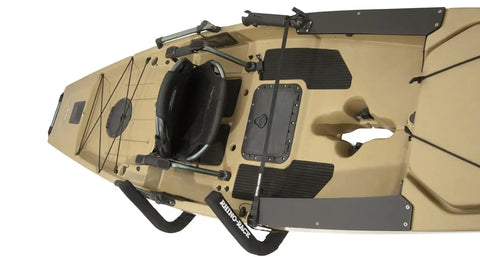 Heavy Duty Wall Hanger With 176 Pound Capacity For Roof Boxes Kayaks SUPs Canoes And More Keep Your Home Or Garage Clutter Free And Ready To Grab Gear Fast holding a kayak