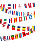 82 Foot Pre Strung 100 Country Flags World Bunting For Classroom Decor Parties Festivals Patio And Outdoor Events Reusable Polyester Flags Of The World Colorful International Banner
