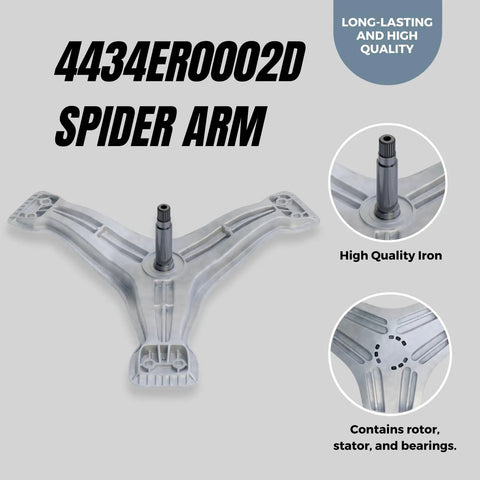 Washer Spinner Support Replacement For Kenmore And LG Washers Built Tough Durable Iron Spider Drum Support Replaces 4434ER0002D