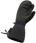 Soloist Finger Cold Weather Gloves With Waterproof Dry Insert Removable Liner Lightweight Abrasion Resistant Nylon Shell 340G Primaloft Gold