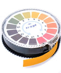 pH Test Strips Kit 5 Meter Acid Test Paper For Water And Soil Testing 197 Inch Litmus Paper Roll with multicolor scale