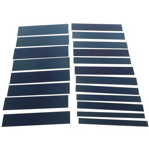 40 Pack Steel Parallels For Machinists, One Thirty Second Inch Thick By 6 Inch Long, Hardened Precision Parallels, 20 Pairs Workhorse Displayed