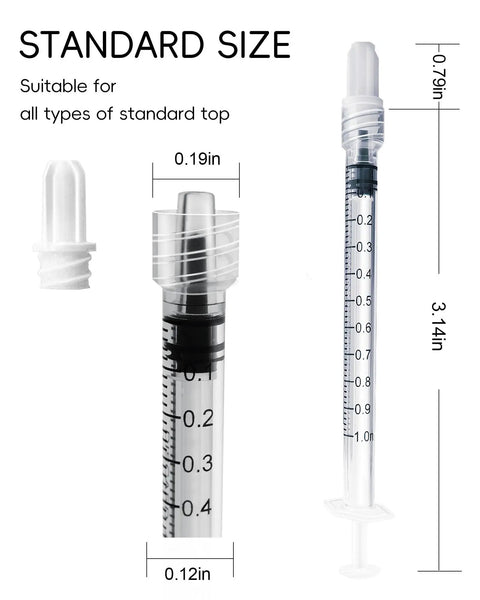 1ml Luer Lock Syringe Without Needle Pack Of 30 Sterile Plastic Syringes Individually Sealed For Lab Use Plant Cultivation Classroom Demos And Home Projects With Leakproof Top Luer Lock Smooth Plunger And Clear Markings, standard size