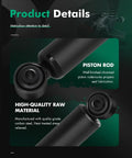 Close-up of piston rod details on Rear Gas Shock Absorbers Set Of 2 For Toyota RAV4 2006 2007 2008 2009 2010 2011 2012