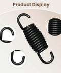 Heavy Duty Recliner Springs 12 Turn Extension Springs 1.9 Inch Furniture Hardware Pack Of Ten showing black steel coil spring detail.